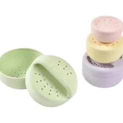 Béaba Coffret panier galet + jouets de bain silicone