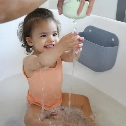 Béaba Coffret panier galet + jouets de bain silicone