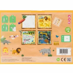 Tiger Tribe Coffret peinture magique à l'eau safari aventures