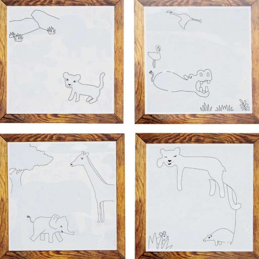 Tiger Tribe Coffret peinture magique à l'eau safari aventures