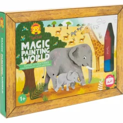 Tiger Tribe Coffret peinture magique à l'eau safari aventures