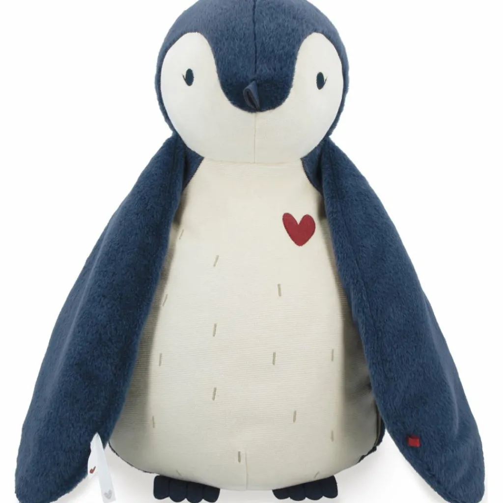 Kaloo Coffret peluche Manchot bleu et lange d'emmaillotage