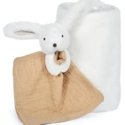 Doudou et Compagnie Coffret plaid et doudou Lapin Happy Wild