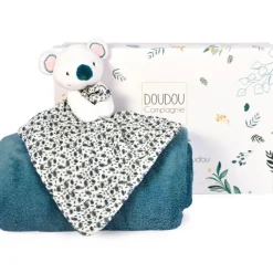 Coffret plaid et doudou Yoca le koala Coffret Cadeau Naissance