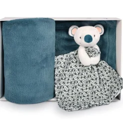 Coffret plaid et doudou Yoca le koala Coffret Cadeau Naissance