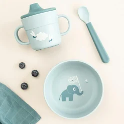 Outlet Coffret premier repas Elphee Bleu (3 pièces) Coffret Repas