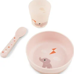 Done by Deer Coffret premier repas Foodie Playground rose