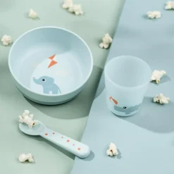 Done by Deer Coffret premier repas Foodie Playground bleu