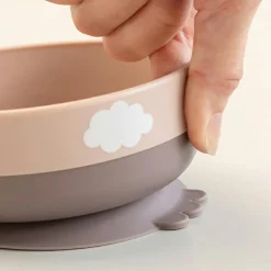 Outlet Coffret premier repas Happy clouds Rose (3 pièces) Coffret Repas