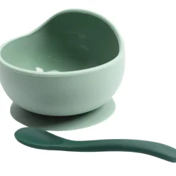 Trois Kilos Sept Coffret repas en silicone Vert Sauge-Vert Sapin (2 pièces)