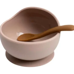 Trois Kilos Sept Coffret repas en silicone Sable-Caramel (2 pièces)