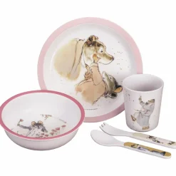 Coffret repas Ernest et Célestine rose (5 pièces) Coffret Repas