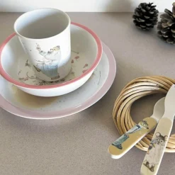 Coffret repas Ernest et Célestine rose (5 pièces) Coffret Repas