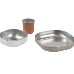 Béaba Coffret repas inox terracotta