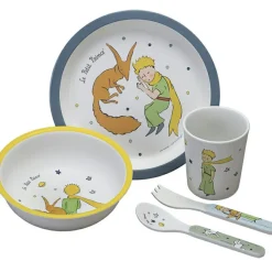 New Coffret repas Le Petit Prince bleu (5 pièces) Coffret Repas