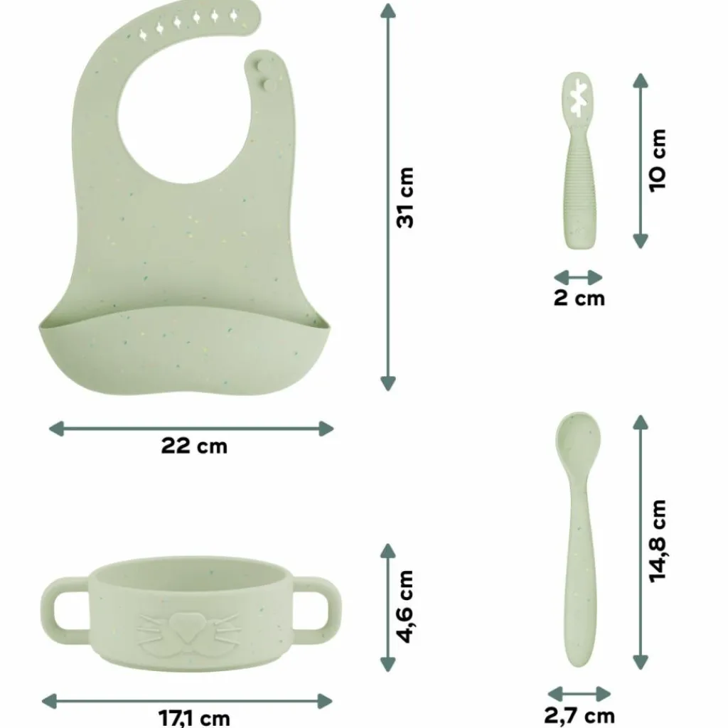 Babymoov Coffret repas Mini Arty (4 pièces)