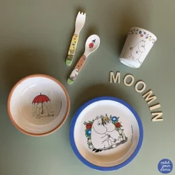 Petit Jour Paris Coffret repas Moomin bleu (5 pièces)