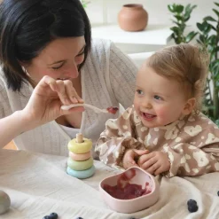 Béaba Coffret repas silicone Barbe à papa (4 pièces)