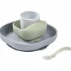 Best Coffret repas silicone Galet (4 pièces) Coffret Repas