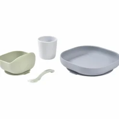 Best Coffret repas silicone Galet (4 pièces) Coffret Repas