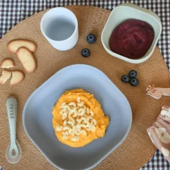 Best Coffret repas silicone Galet (4 pièces) Coffret Repas