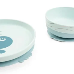 Done by Deer Coffret repas Wally Bleu (3 pièces) - Reconditionné