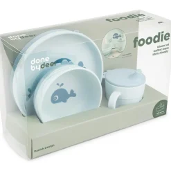 Done by Deer Coffret repas Wally Bleu (3 pièces) - Reconditionné