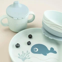 Done by Deer Coffret repas Wally Bleu (3 pièces)