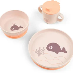 Done by Deer Coffret repas Wally Rose (3 pièces)