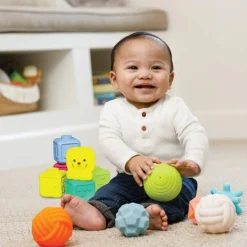 Infantino Coffret sensoriel Balls Blocks Buddies super soft