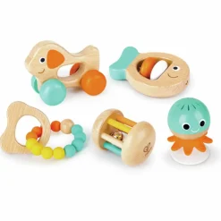 Hape Coffret sensoriel hochets multi-âge
