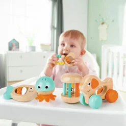 Hape Coffret sensoriel hochets multi-âge