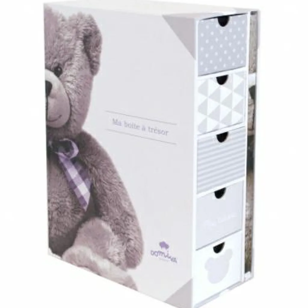 Domiva Coffret souvenirs et son livre de naissance My Little Bear