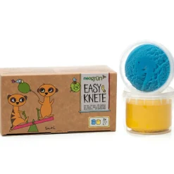 Neogrün Coffret Suri 2 pots bleu + jaune pâte à modeler naturelle et vegan