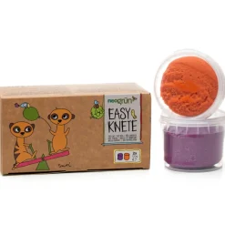 Best Coffret Suri 2 pots orange + violet pâte à modeler naturelle et vegan Pâte À Modeler Et Accessoires
