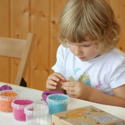 Best Coffret Suri 2 pots orange + violet pâte à modeler naturelle et vegan Pâte À Modeler Et Accessoires