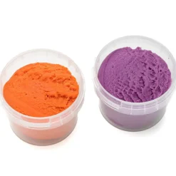 Best Coffret Suri 2 pots orange + violet pâte à modeler naturelle et vegan Pâte À Modeler Et Accessoires