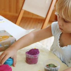 Best Coffret Suri 2 pots orange + violet pâte à modeler naturelle et vegan Pâte À Modeler Et Accessoires