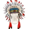 Clearance Coiffe indienne Ituha rouge Accessoires De Déguisement