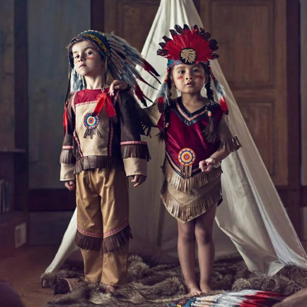 Clearance Coiffe indienne Ituha rouge Accessoires De Déguisement