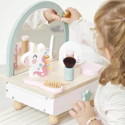 New Coiffeuse de table Licorne et accessoires Coin Beauté / Barbier