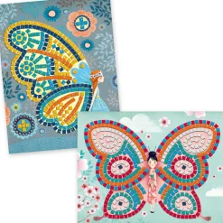 Djeco Collages mosaïques Papillons