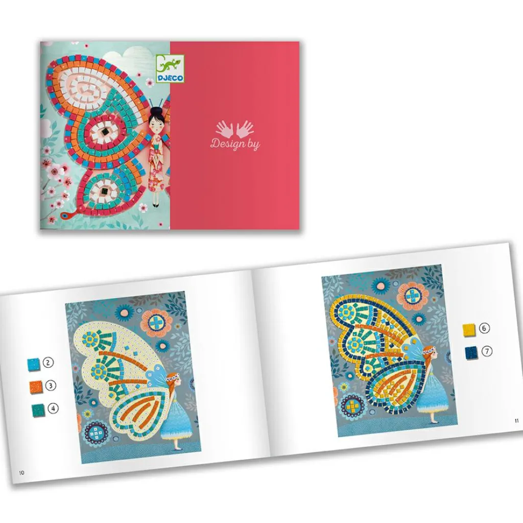 Djeco Collages mosaïques Papillons