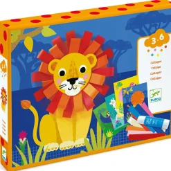 Djeco Collages pour les petits avec des bouclettes