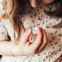 Outlet Collier chaîne croix ajourée personnalisable (argent 925) Collier Religieux