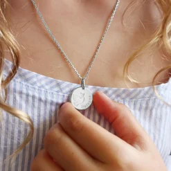 Best Collier chaîne dessin Colombe personnalisable (argent 925°) Enfant Chaîne & Collier Bébé / Enfant