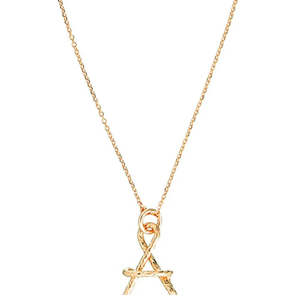 Best Collier chaîne Grande initiale goldfilled jaune (personnalisable) Collier Maman