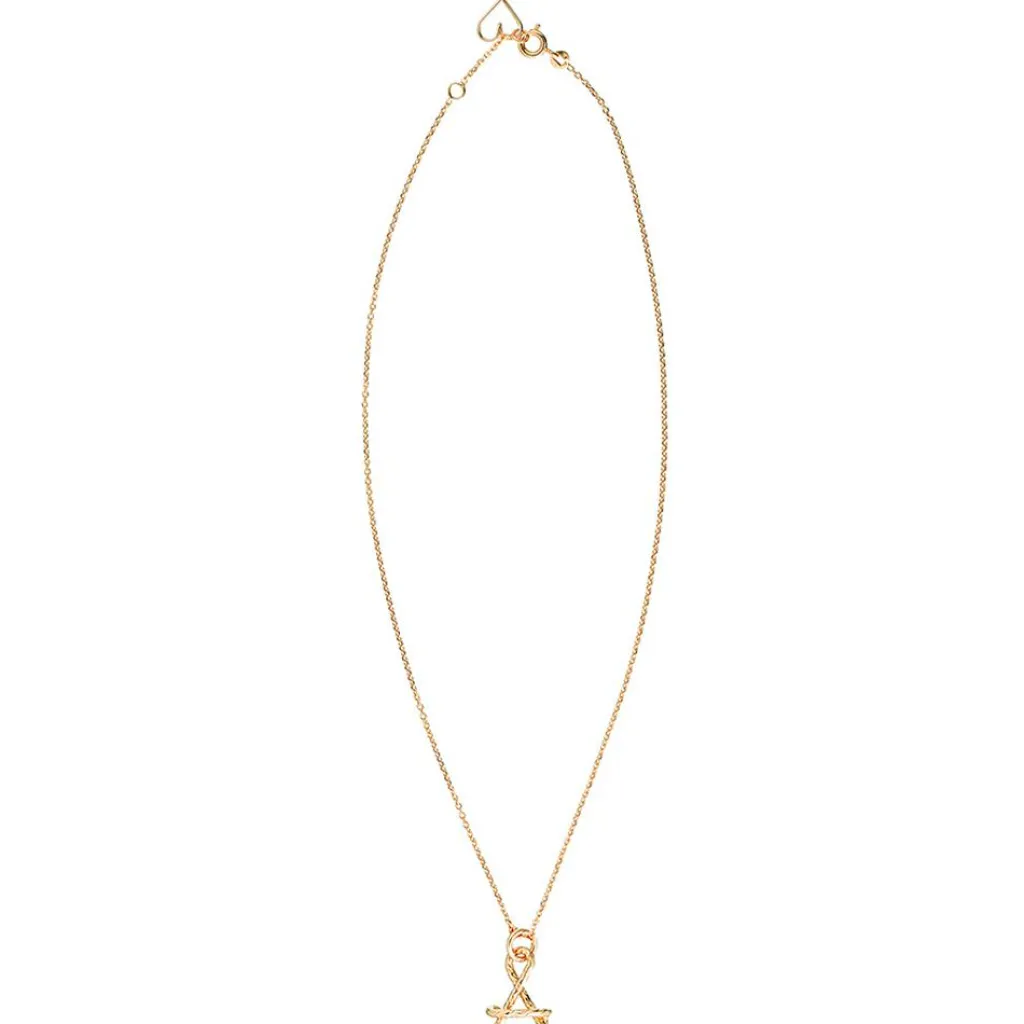 Best Collier chaîne Grande initiale goldfilled jaune (personnalisable) Collier Maman