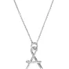 Padam Padam Collier chaîne Grande initiale argent (personnalisable)