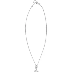 Padam Padam Collier chaîne Grande initiale argent (personnalisable)